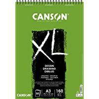 Bloc Dibujo Canson Xl Dessin Din A3 Liso Microperforado Espiral 29-7x42 Cm 50 Hojas 160 Gr